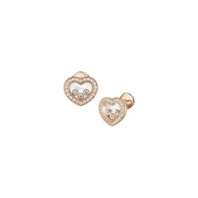 Roségold, Ohrringe, Chopard Happy Diamonds Icons Ohrstecker 83A611-5201