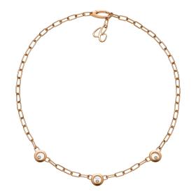 Roségold, Halsschmuck, Chopard Happy Diamonds Icons Halskette 81A117-5101