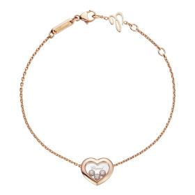 Roségold, Armschmuck, Chopard Happy Diamonds Icons Armband 85A611-5001