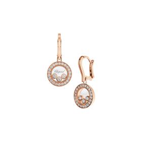 Roségold, Ohrringe, Chopard Happy Diamonds Icons Ohrhänger 83A018-5401