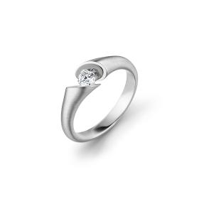 Weißgold, Ringe, Schaffrath CALLA Solitaire 218_CALLA_23_WW