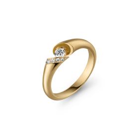 Gelbgold, Ringe, Schaffrath CALLA Diamantring 118_CALLY_15_GW