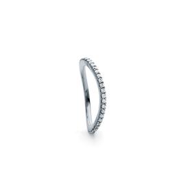 Weißgold, Ringe, Ole Lynggaard Copenhagen Love Band Ring Curved A2601-510