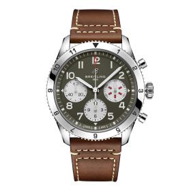 Unisex, Breitling Classic AVI Chronograph 42 Curtiss Warhawk A233802A1L1X1