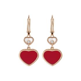 Roségold, Ohrringe, Chopard Happy Hearts Ohrringe 837482-5820