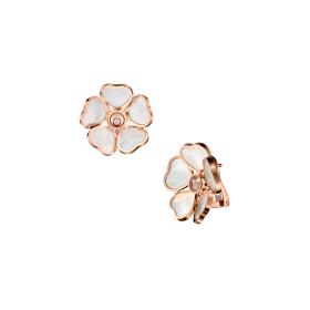 Roségold, Ohrringe, Chopard Happy Hearts Flowers Ohrringe 84A085-5301