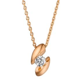 Roségold, Halsschmuck, Schaffrath CALLA Collier 754_CALLA_18_RW