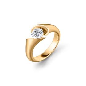 Gelbgold, Ringe, Schaffrath CALLA Solitaire 118_CALLA_100_GW