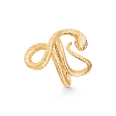 Ringe, Gelbgold, Ole Lynggaard Copenhagen Snakes Ring Large