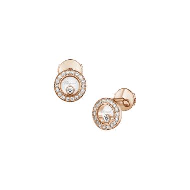 Ohrringe, Roségold, Chopard Happy Diamonds Icons Ohrstecker