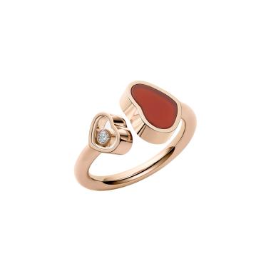 Ringe, Roségold, Chopard Happy Hearts Ring