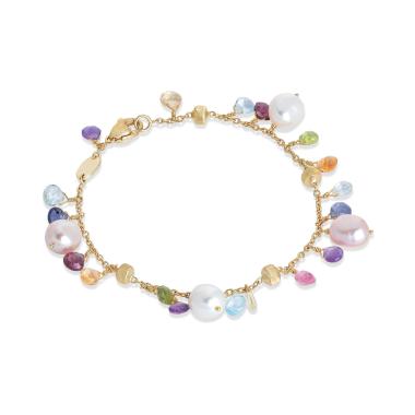 Armschmuck, Gelbgold, Marco Bicego Paradise Pearls Armband