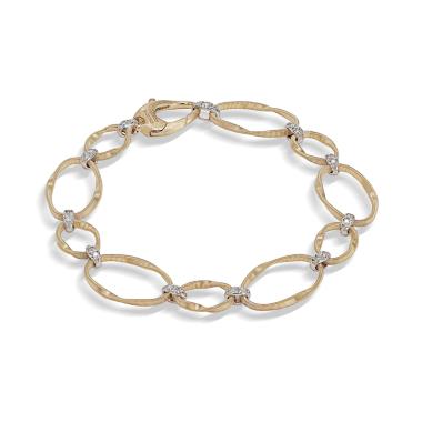 Armschmuck, Weißgold, Marco Bicego Marrakech Onde Armband