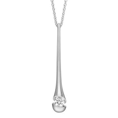 Halsschmuck, Weißgold, Schaffrath CALLA Collier