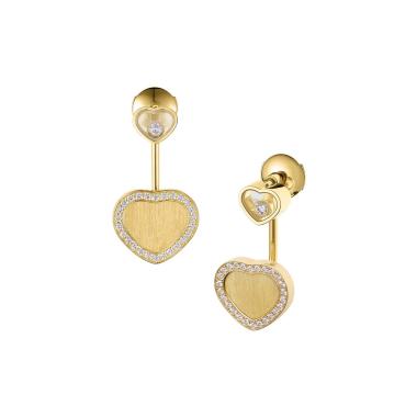 Ohrringe, Gelbgold, Chopard Happy Hearts Golden Hearts Ohrhänger