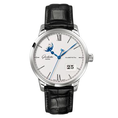 Automatik, Glashütte Original Senator Excellence 
Panoramadatum Mondphase